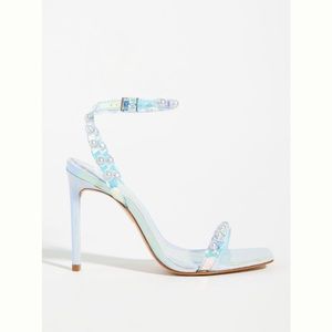 Shutz pearl embellished heel